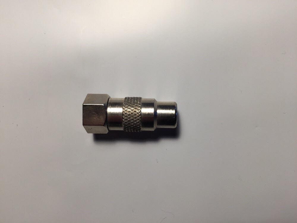 F-Type Connector Female Adapter To RCA Female Connector