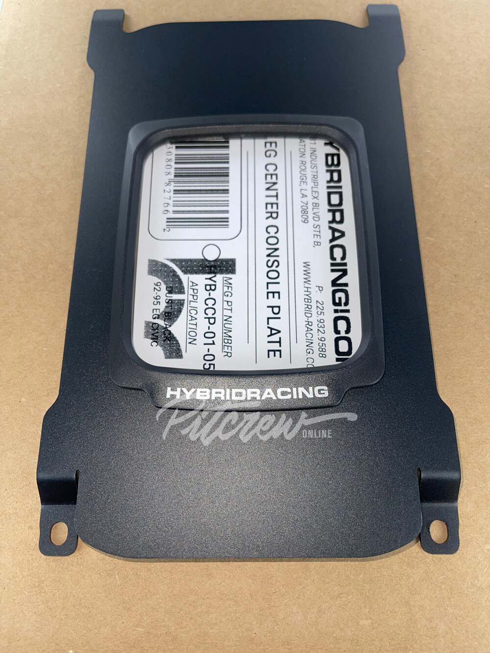 Hybrid Racing Shifter Console Plate 92-95 Civic EG HYB-CCP-01-05 B/D Series