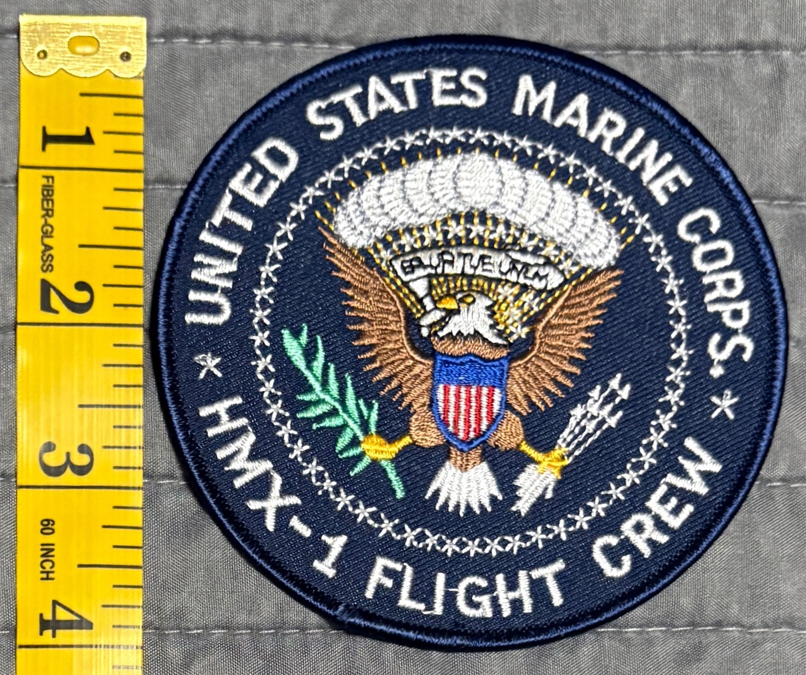 Cool US Marine Corps USMC HMX-1 Presidential Helicopter Flight Crew Patch Vtg