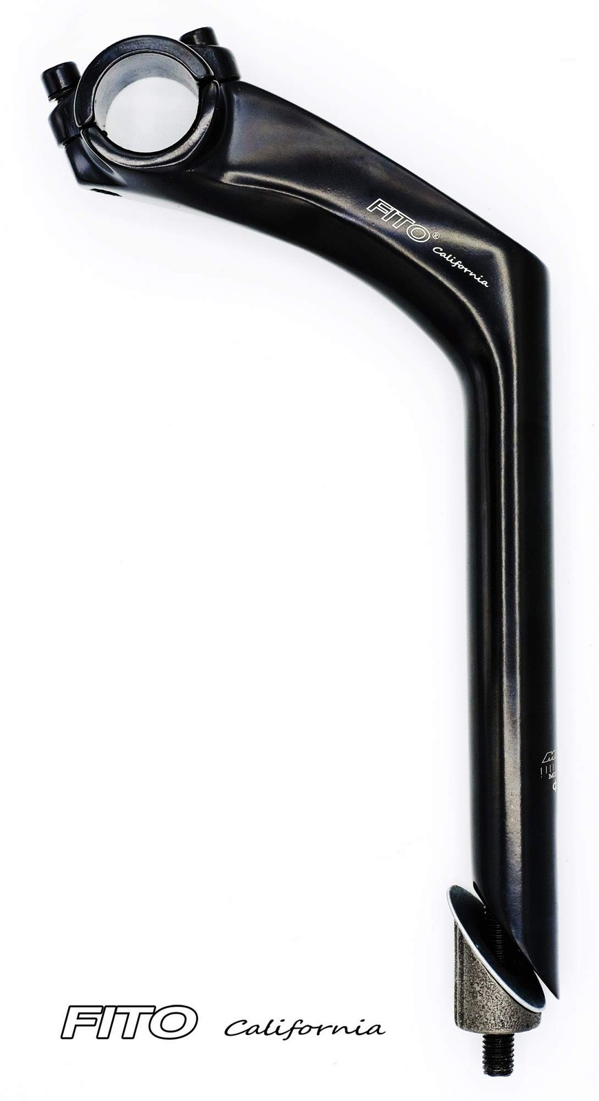 Stem - Aluminum Alloy Handle Bar Stem - TWIN 2 BOLT - Gooseneck, Handle bar: ...
