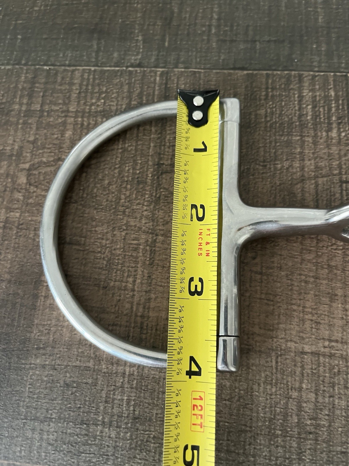 D Ring Snaffle Bit For Horses 5 Inch Equestrian Hunter English