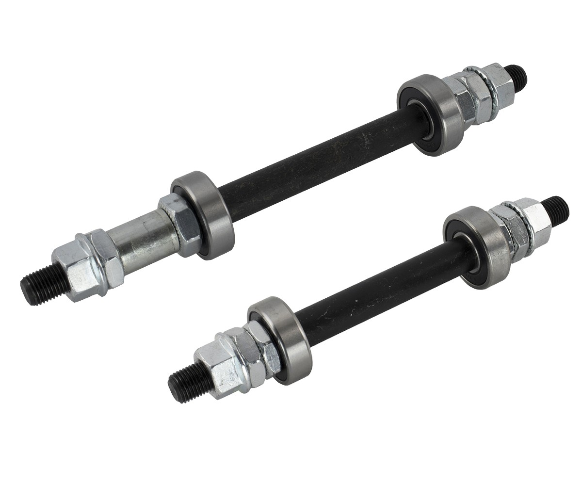 ENIX BICYCLE HUB AXLE W/ SEALED BEARINGS 3/8" x 26T CRO-MO BMX BICYCLES