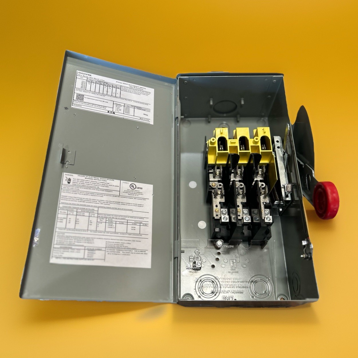 🔥1 Unit ~ Eaton / Cutler-Hammer DH321FRK Heavy Duty Fusible Safety Switch🔥