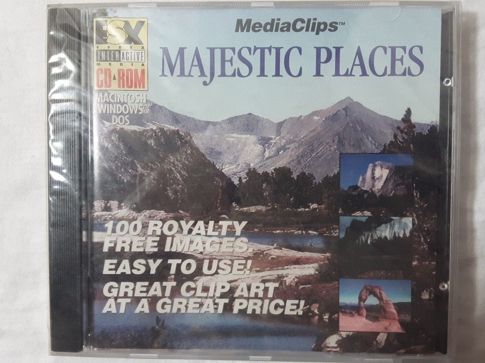 retro 1994 CD-Rom - Majestic Places royalty free images audio use as you see fit