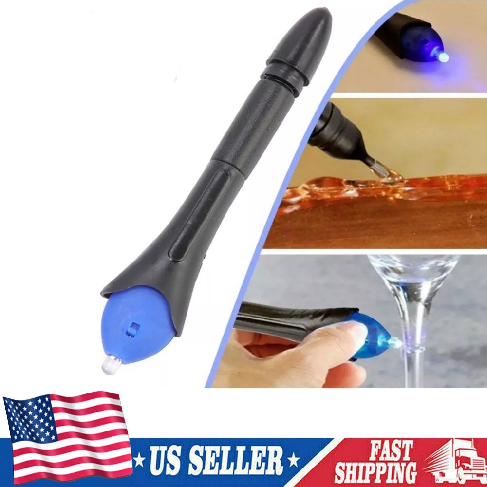 Fix UV Light Repair Tool Quick 5 Second Glue Refill Liquid Plastic Welding Set