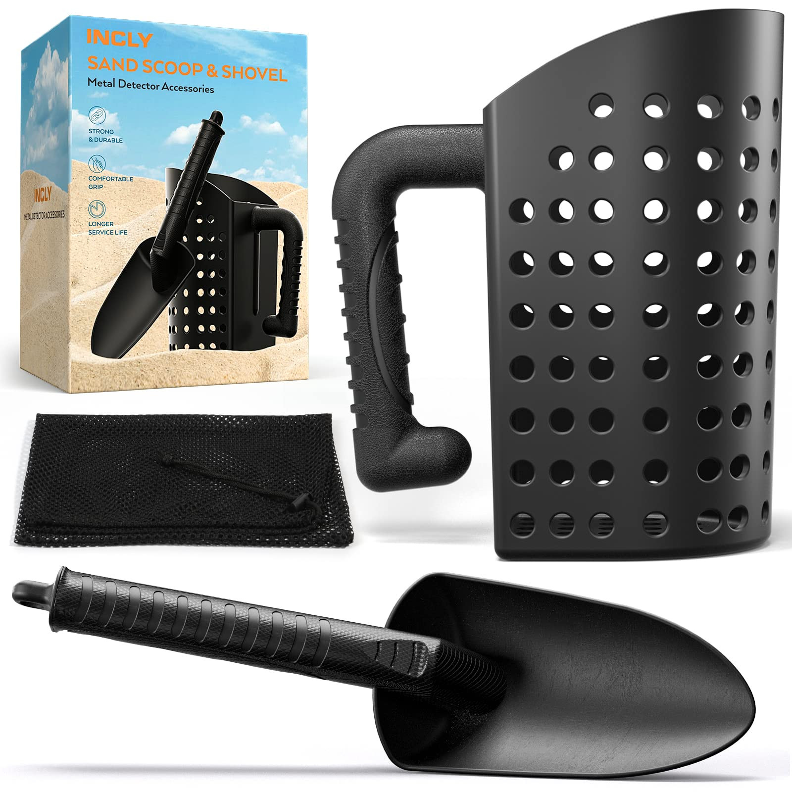 Sand Scoop & Shovel, Detecting Accessories for Kid & Adult Metal Detector, Sa...