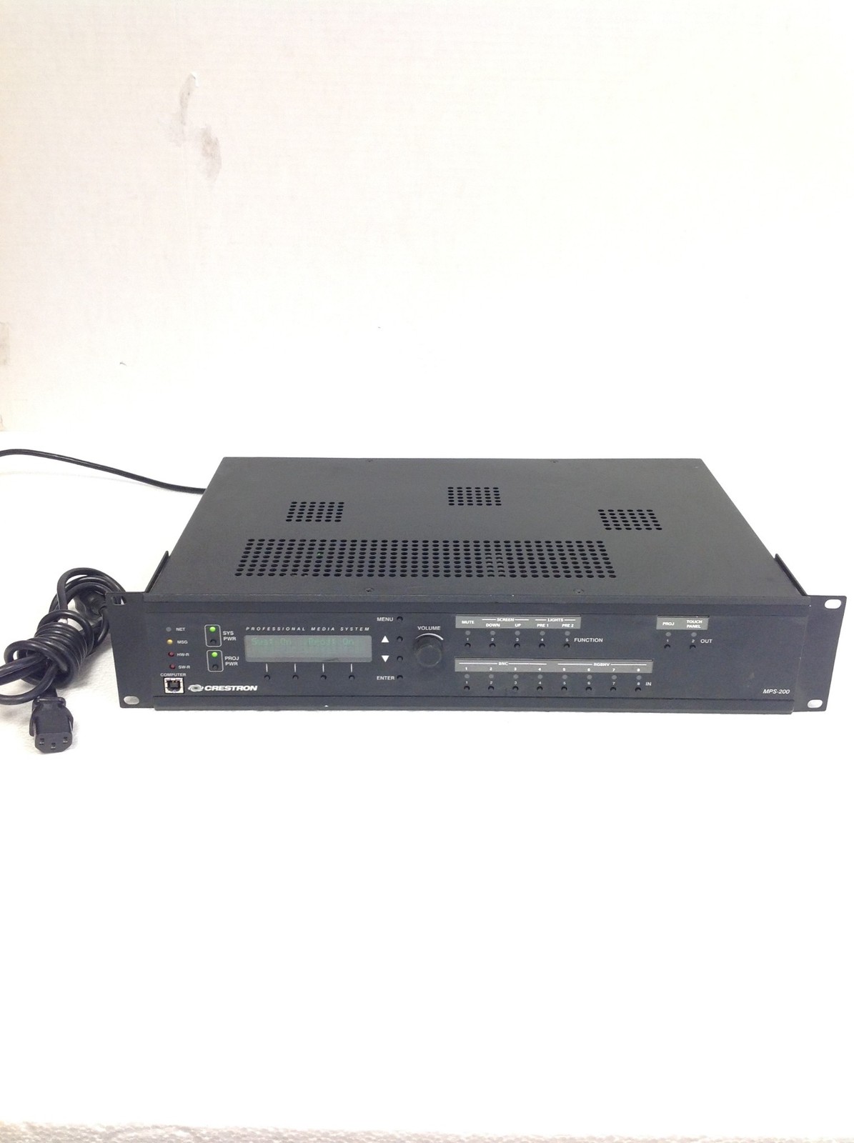 Crestron MPS-200 Professional Multimedia Presentation System WORKING FREE SHIP