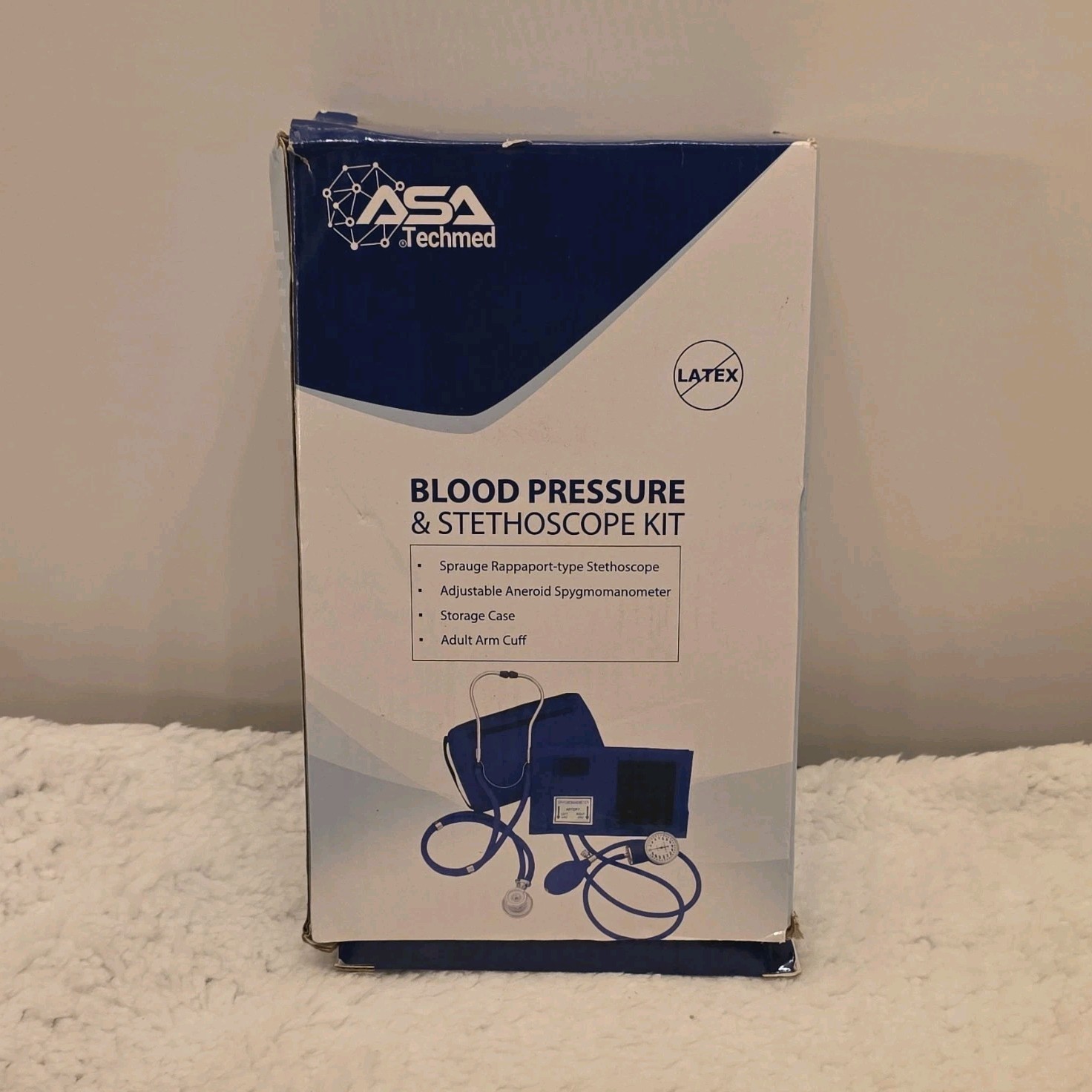 ASA Techmed Blood Pressure & Stethoscope Kit Adult Arm Cuff Manual
