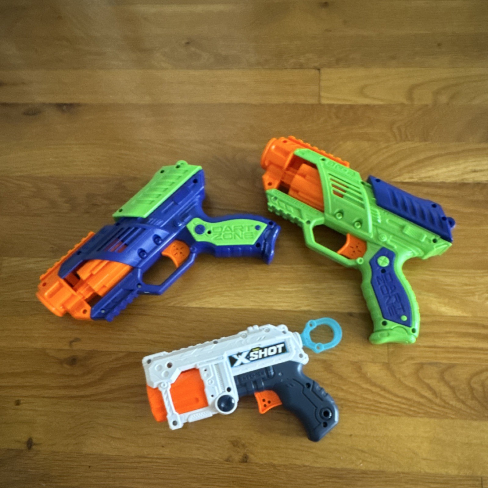 Dart Zone & X-Shot Lot of 3 Multicolor Dart Guns Toy Blasters for Ages 8-11