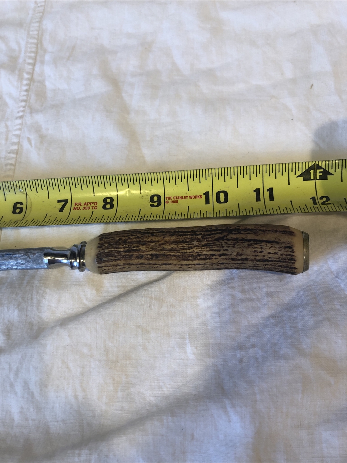 Forged Steel Knife Sharpener Bone Handle Sheffield England