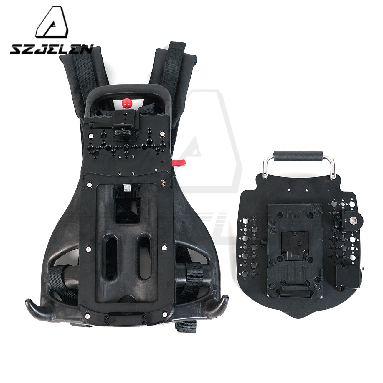 Camera V-mount/B-mount Battery backpack XLR Power Output Handle Fixing Plate