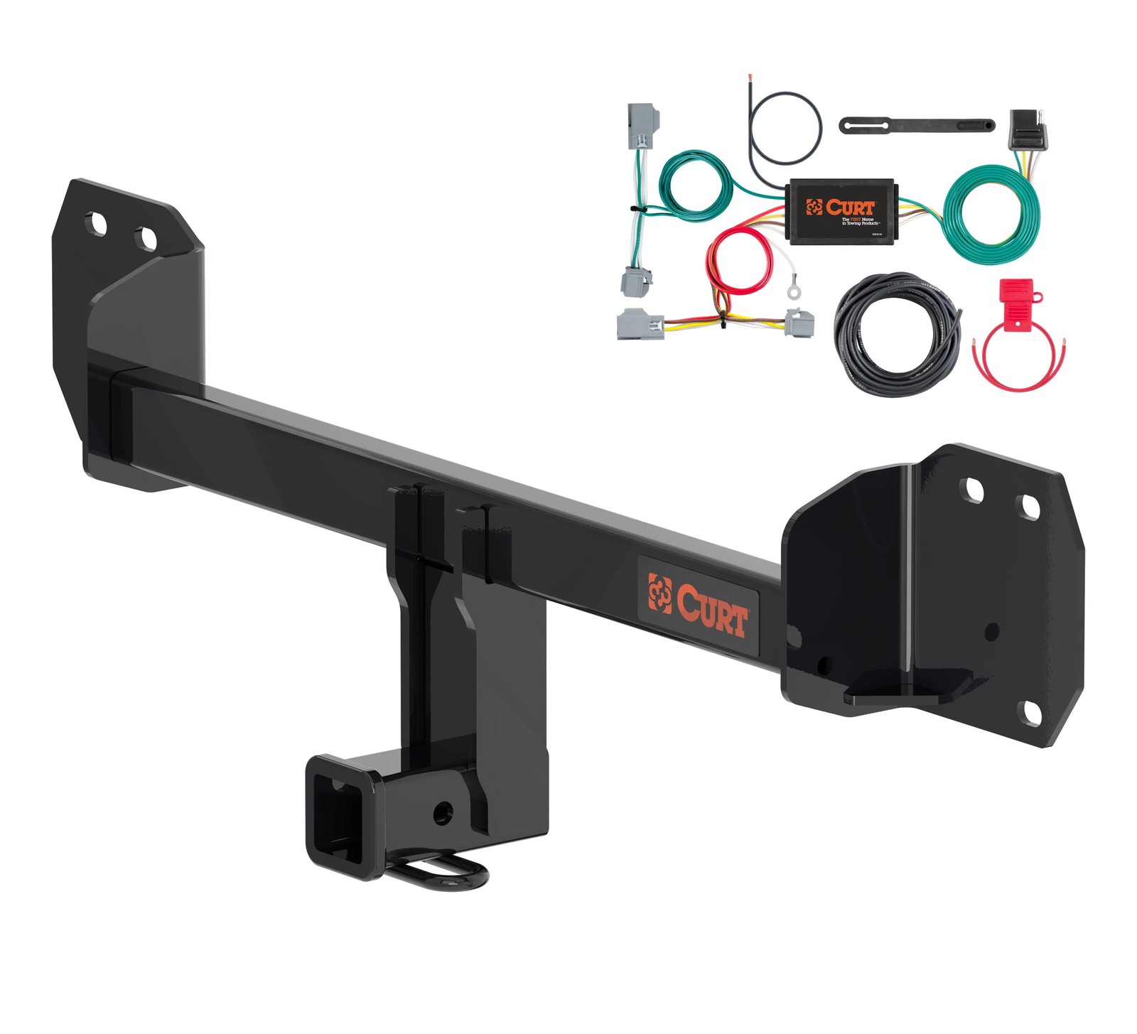 Curt Trailer Hitch & Wire Harness Custom Class 3 2in Receiver 13611 56355