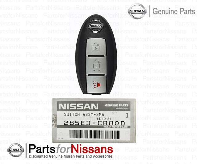 Genuine  Nissan Switch Assembly Smart Keyless 285E3-CB80D