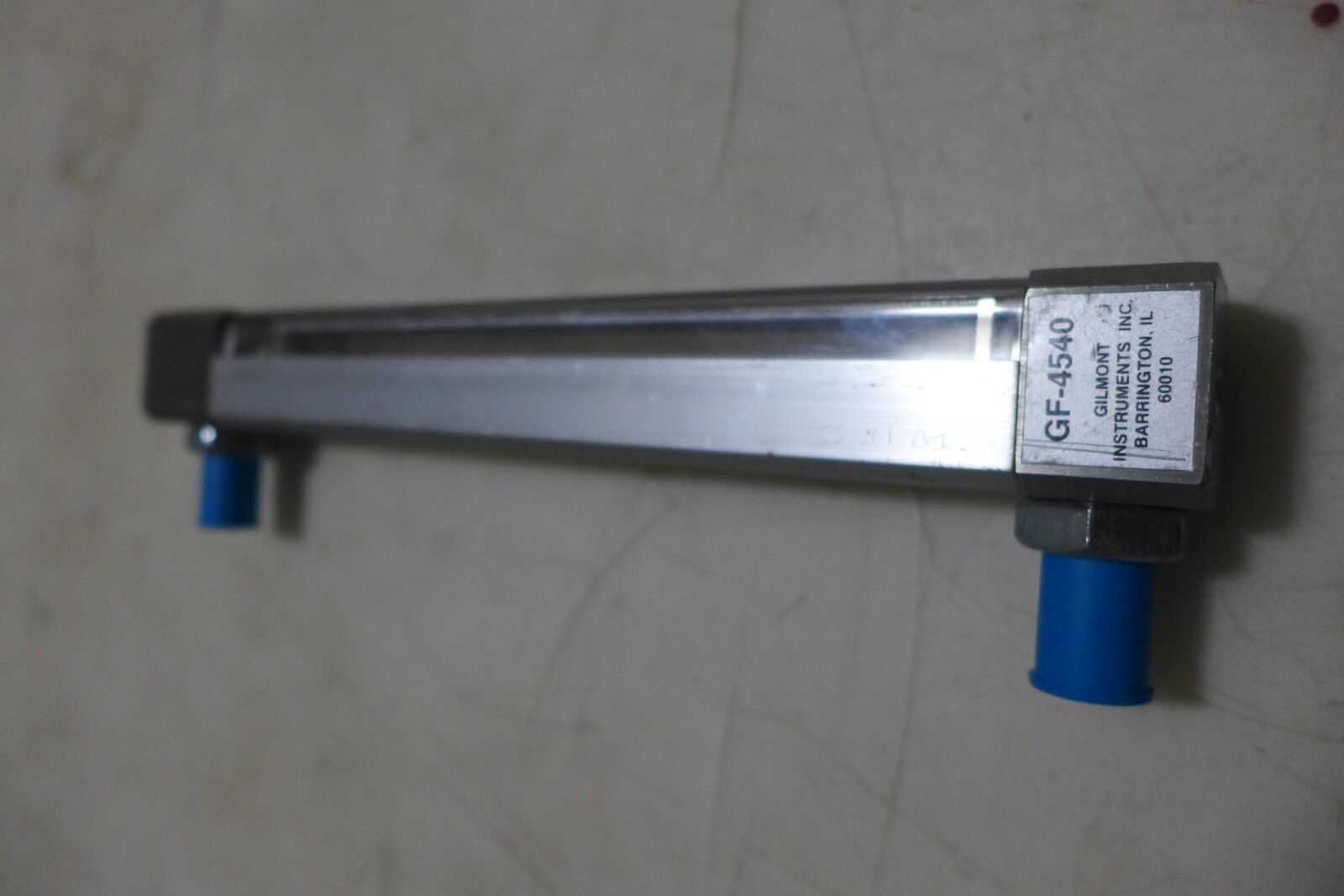 R152 GILMONT ACCUCAL FLOW METER GF4540 TUBE 225 ARGON FREE SHIPPING
