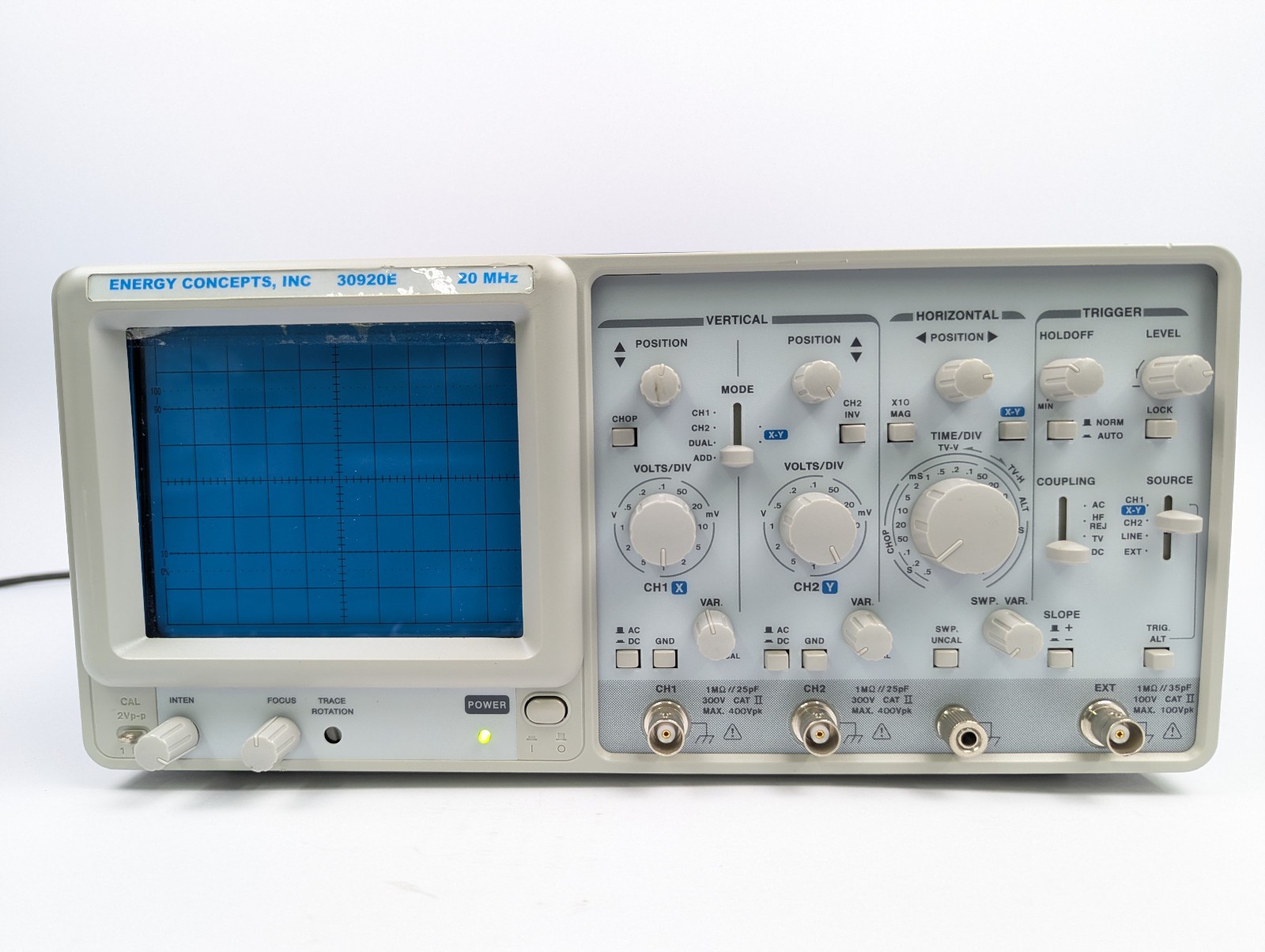 Energy Concepts 30920E 20MHz Oscilloscope (A/1)
