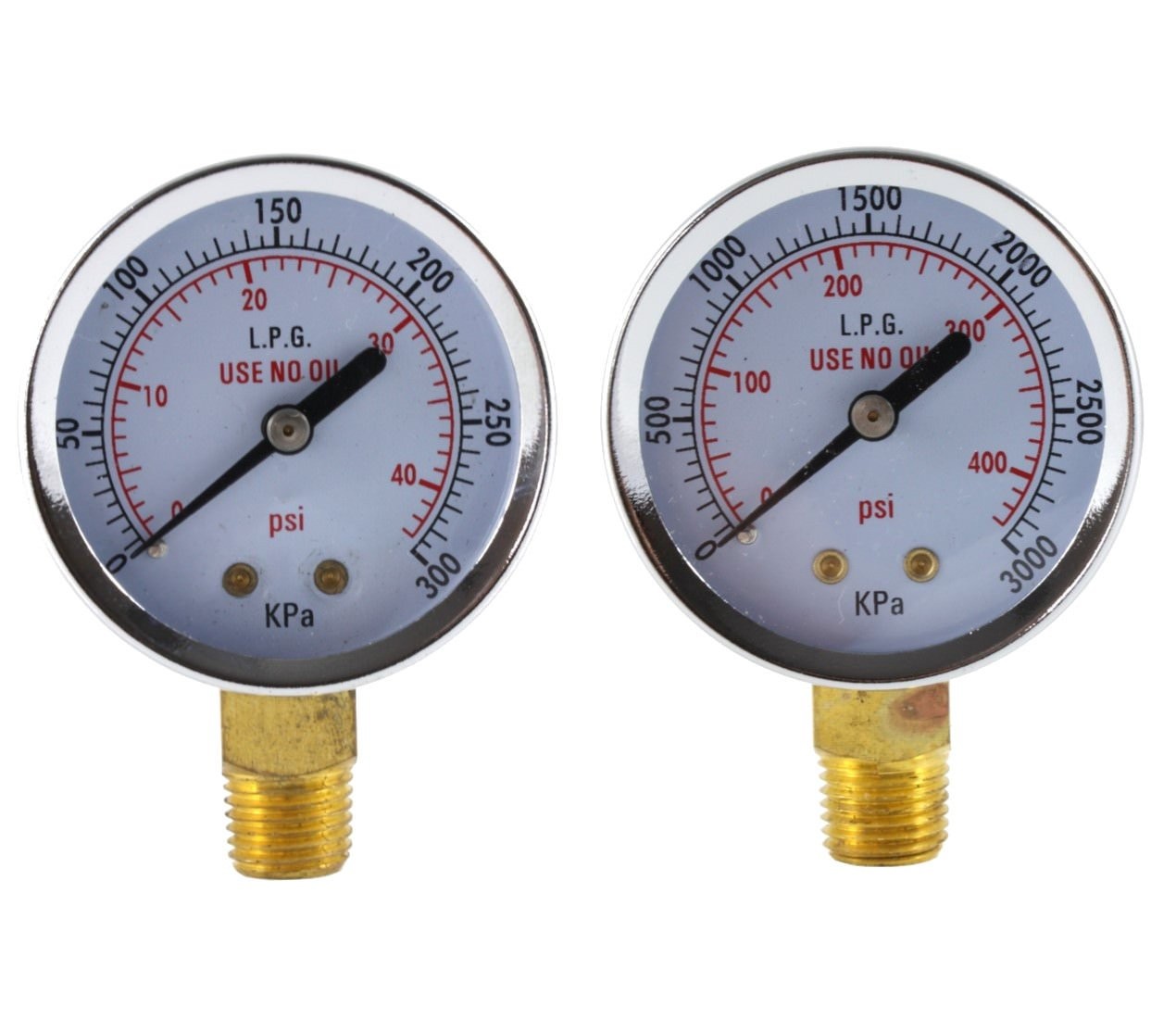 SÜA - Low and High Pressure Gauges for Propane Regulator - 2 2"-High