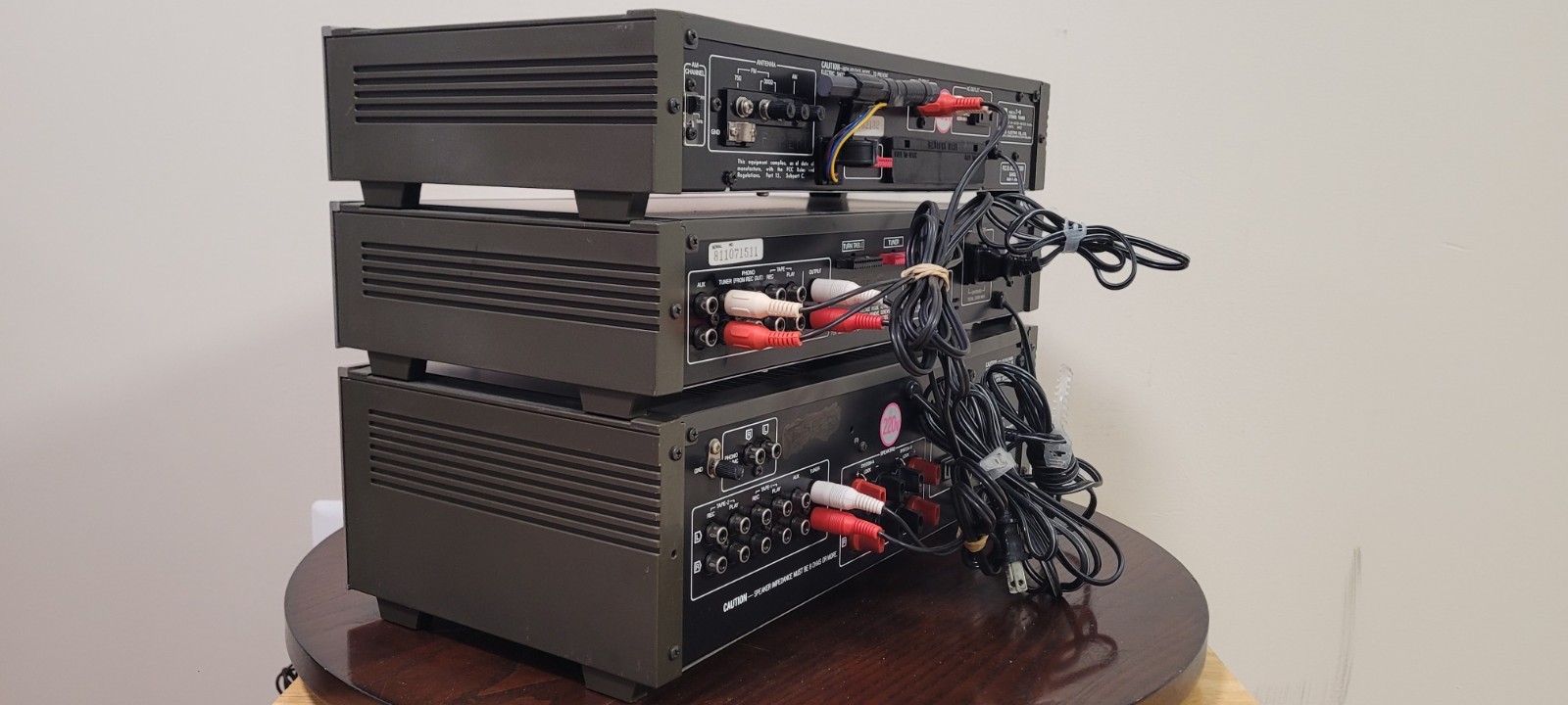 Sansui Stereo System A-9 Amplifier/ RS-7 Control System/ T-9 Tuner. Tested, Work