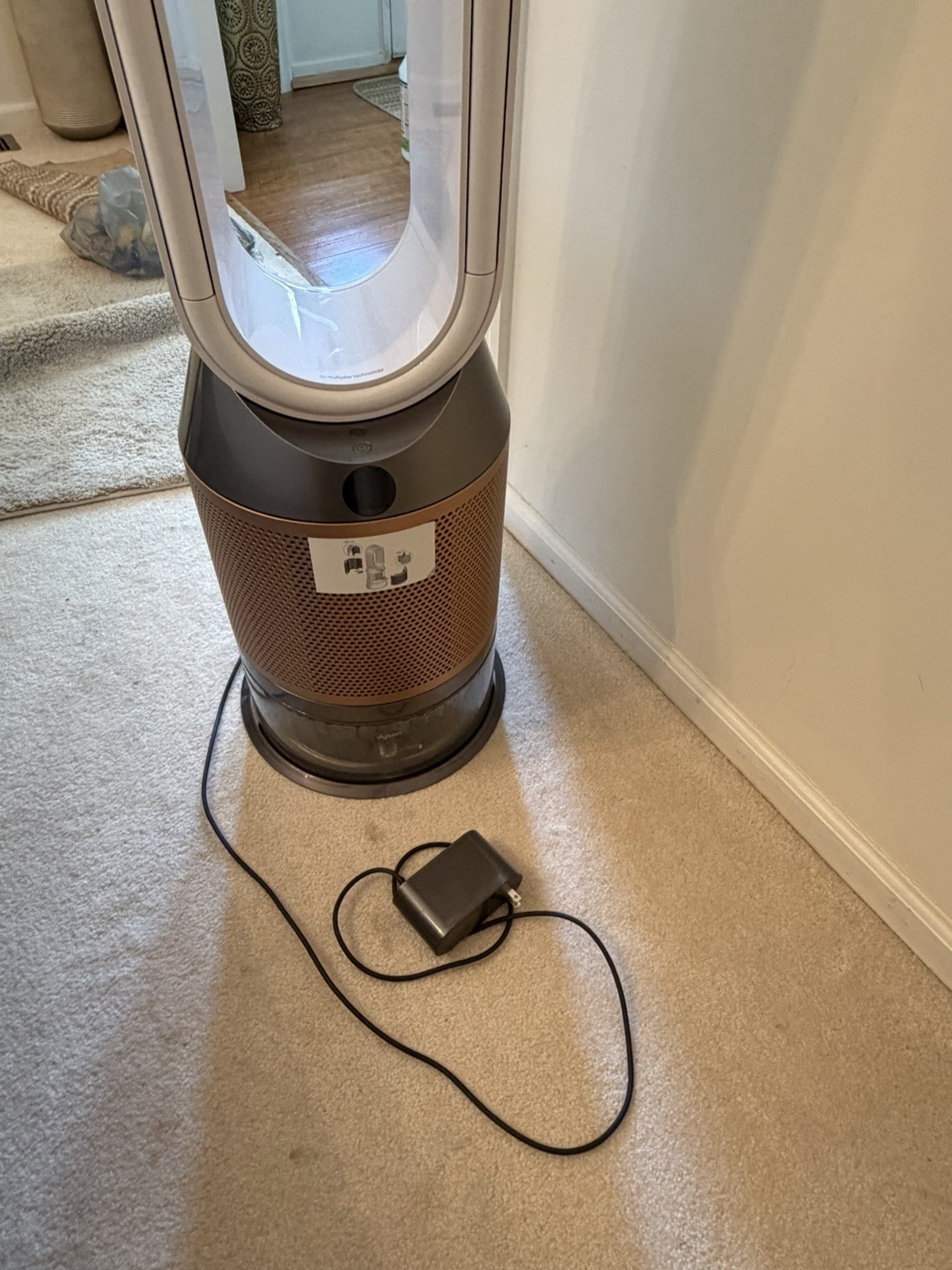 Dyson EID GIFT Humidifier Purifier(original remote+cable)Cool White Gold