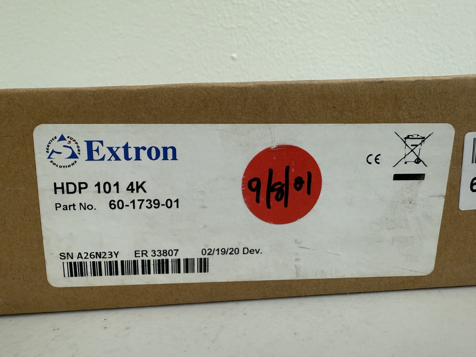 Extron HDP 101 4K HDMI to DisplayPort Converter With Power Supply & Accessories