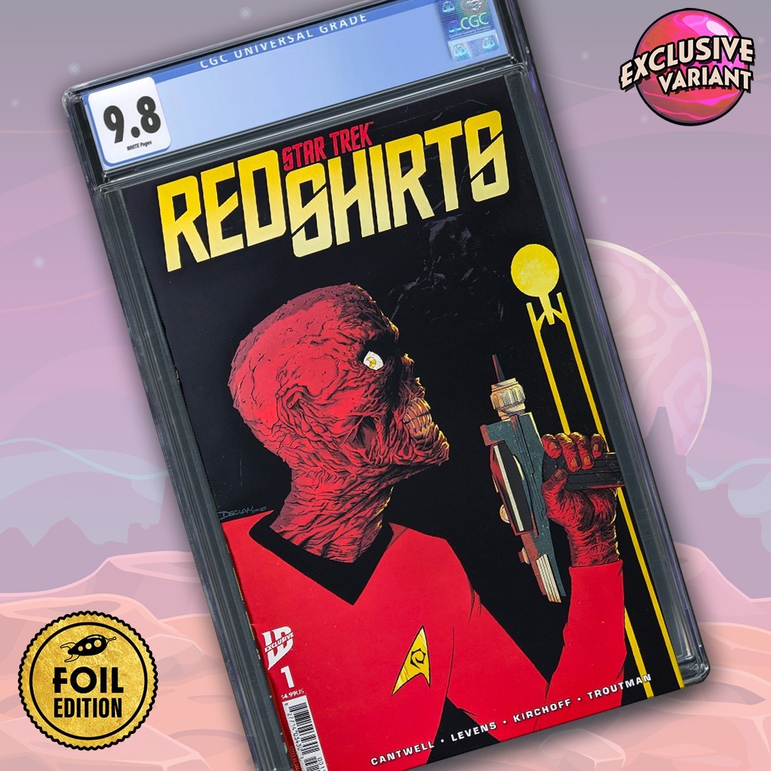 Star Trek Red Shirts #1 GalaxyCon Foil CGC Universal Series 9.8