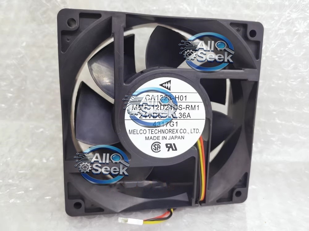 1Pc Mitsubishi CA1323-H01 MMF-12D24DS-RM1 24V 0.36A 3-Wire Inverter Fan