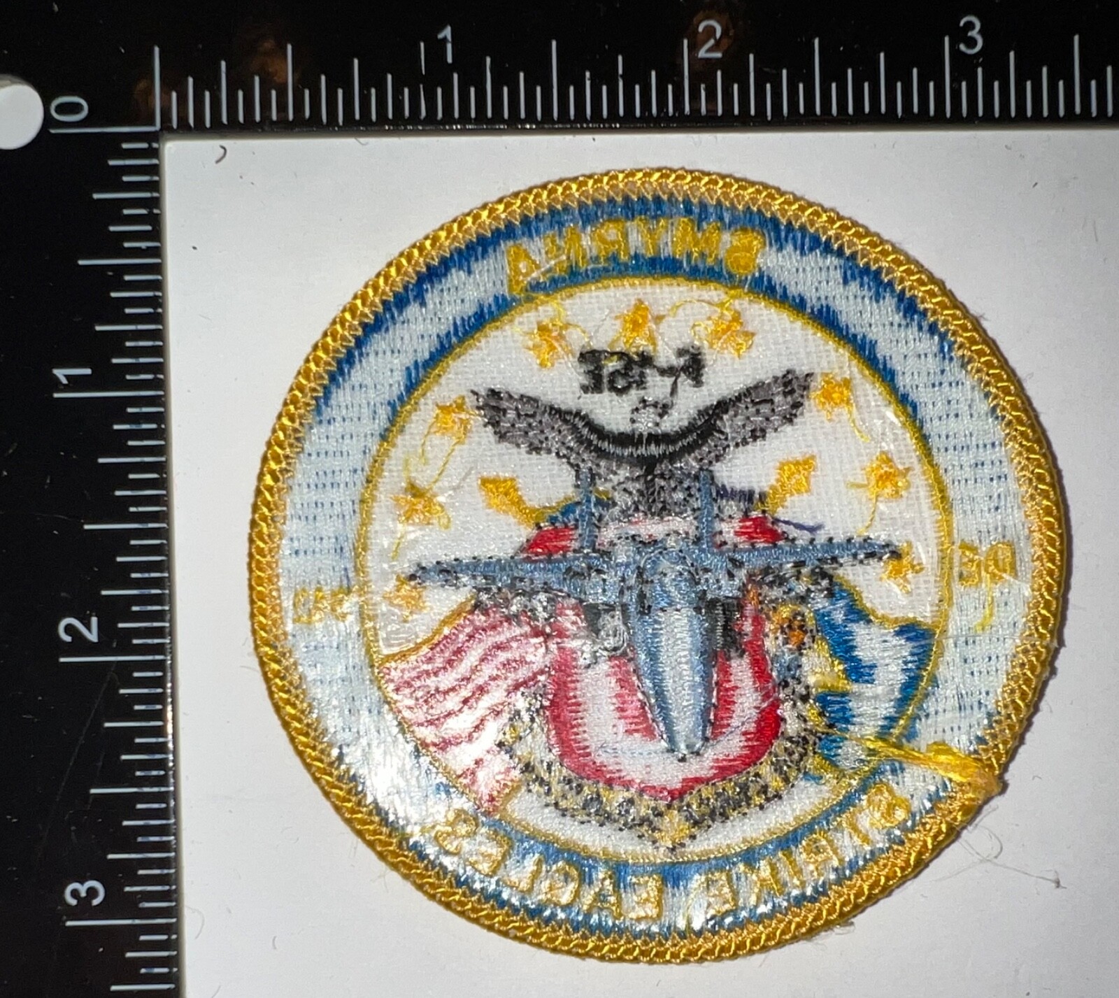 Cold War USAF US Air Force Smyrna DE Delaware Strike Eagles F-15E Patch