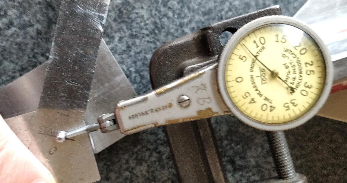 TESTED Dial Test Indicator PEARSON good working order MACHINIST