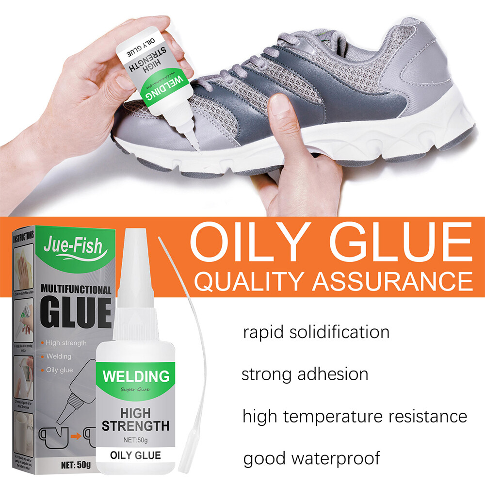 Jue-Fish Glue, 50ML Welding High-Strength Oily Glue, Multifunctional Oily Glue