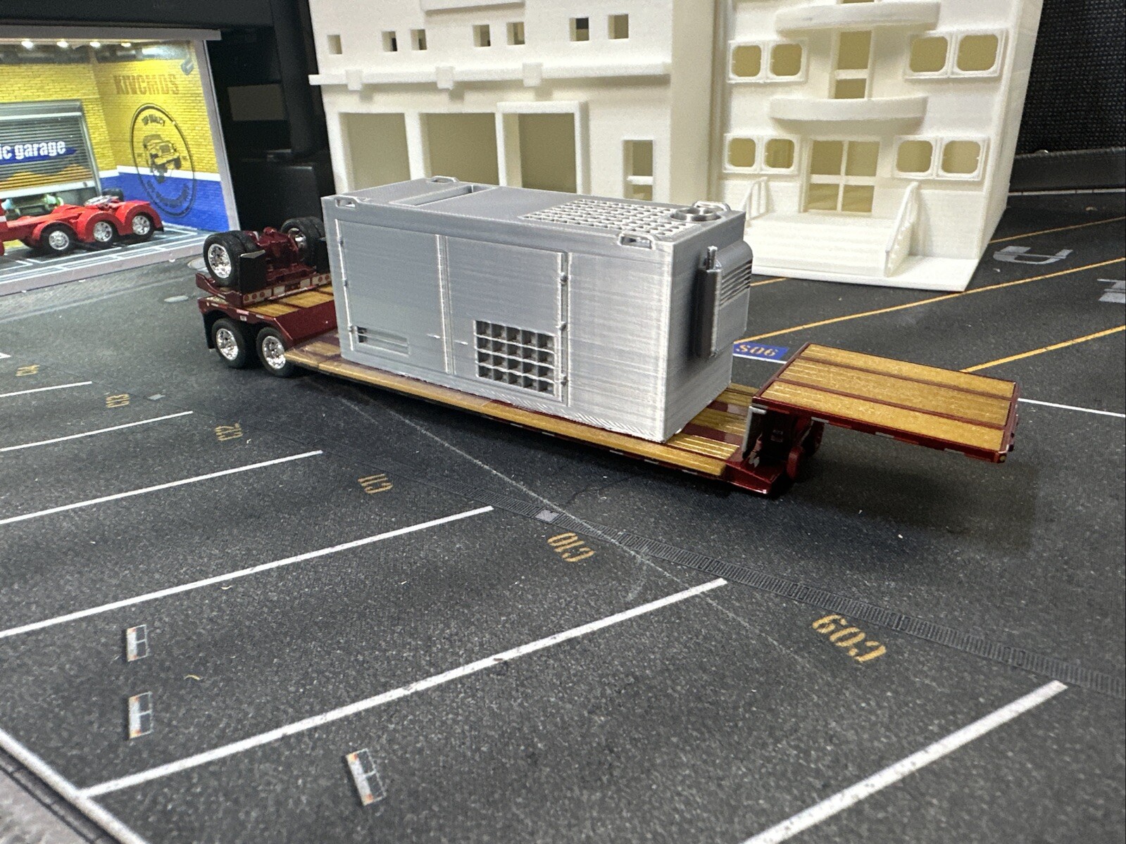 1/64 DCP Generator Load for Flatbed/Step Trailer and Lowboy Trailer