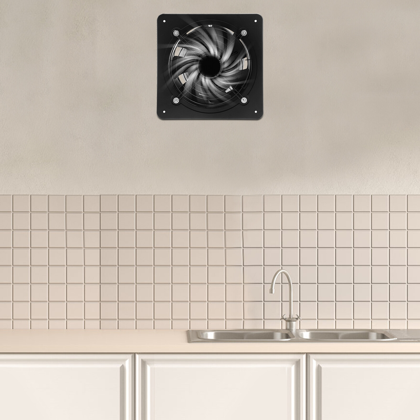 10 Inch Exhaust Fan Wall-mounted Ventilation Fan Exhaust Fan 1260m³/h/741CFM