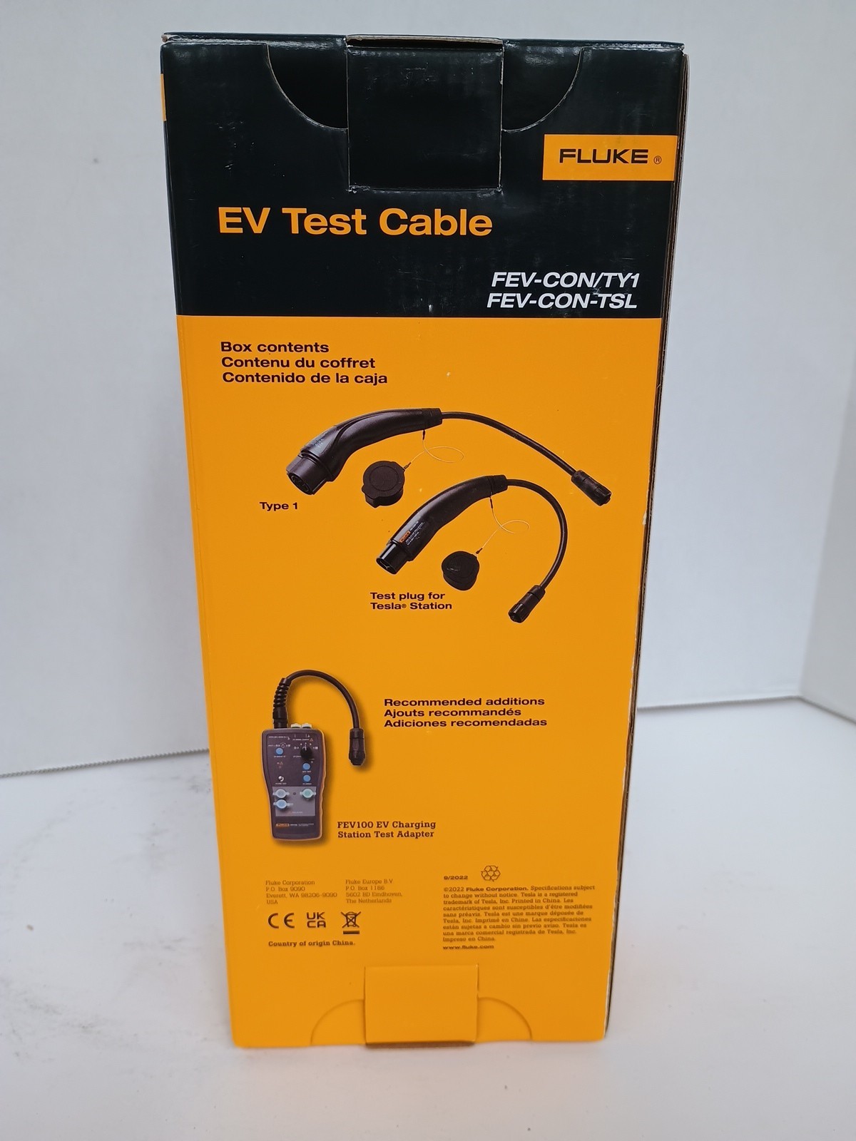 Fluke FLK-FEV-CON/TY1 EV Test Cable
