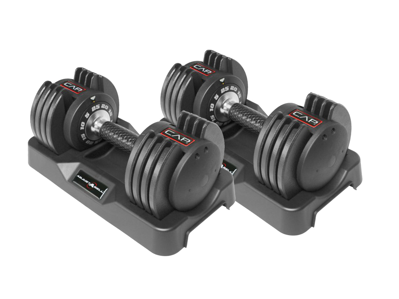Adjustable Dumbbells, 25lb SmartBell Dumbbell Set with Quick-Select Weight