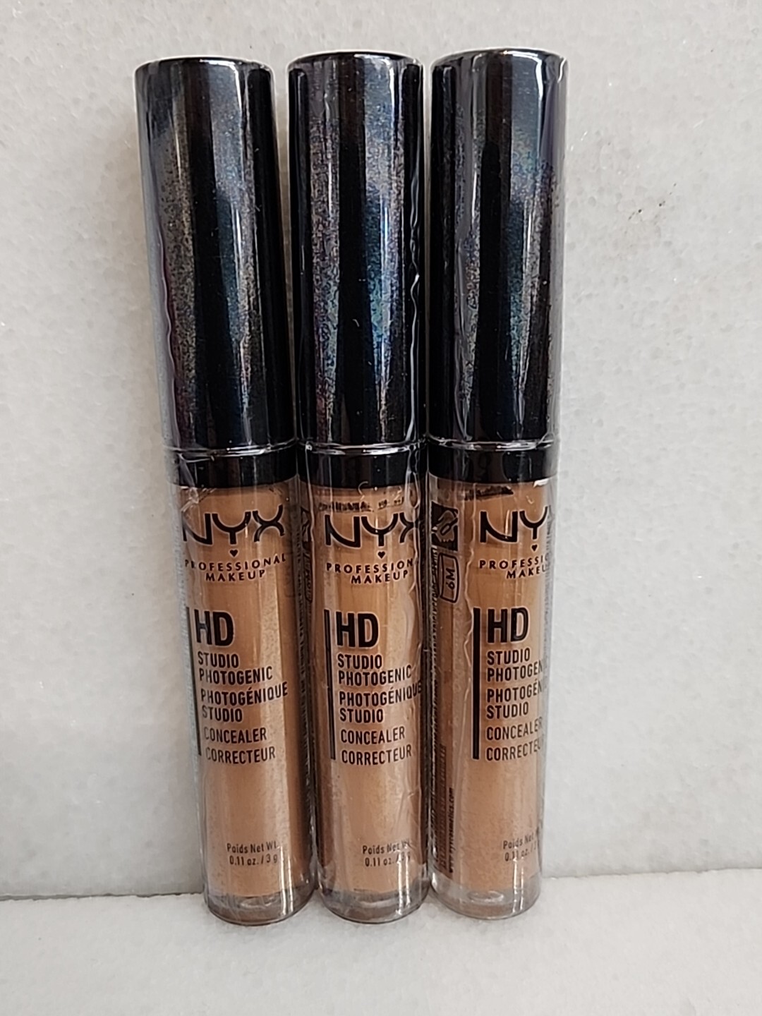 Set Of 3 -Nyx Hd Studio Photogenic Concealer - #CW08 Nutmeg