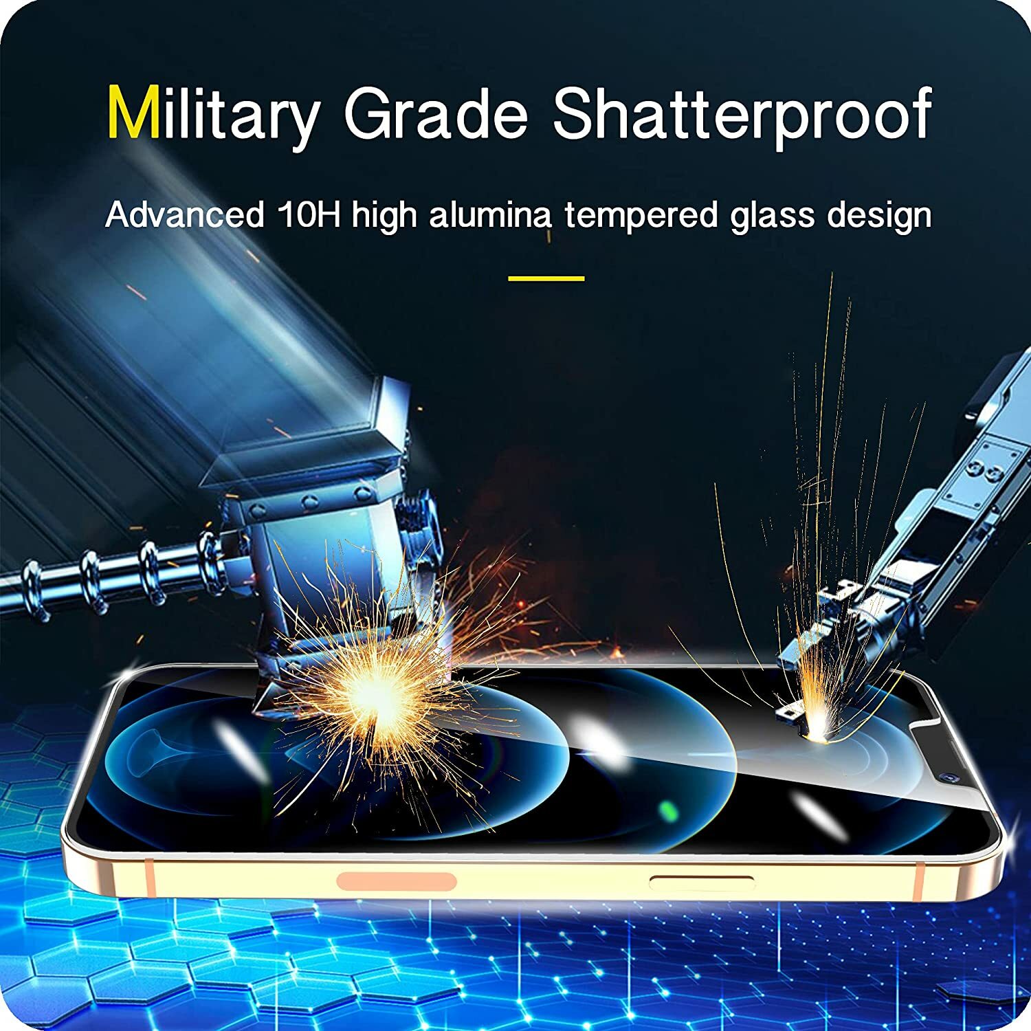 4-Pack For iPhone 13 Pro Max 13 Pro Premium HD Tempered Glass Screen Protector