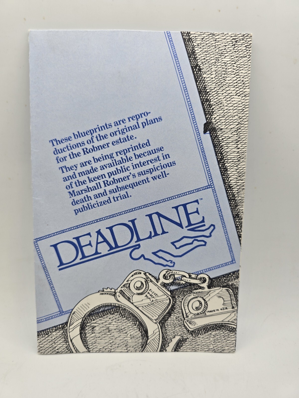 Vintage MAC - Deadline Manual 1984 Macintosh