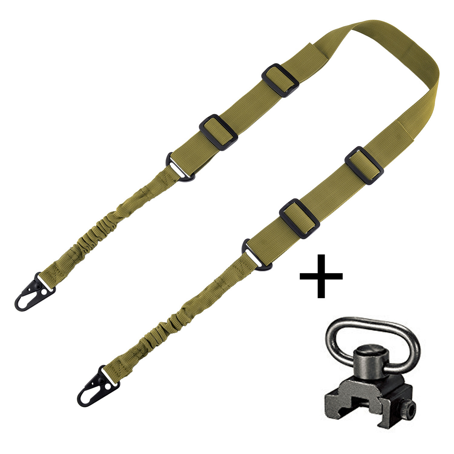 Two Point Sling with QD Swivel, Gun Sling for Rifle, Lightweight Gun Strap