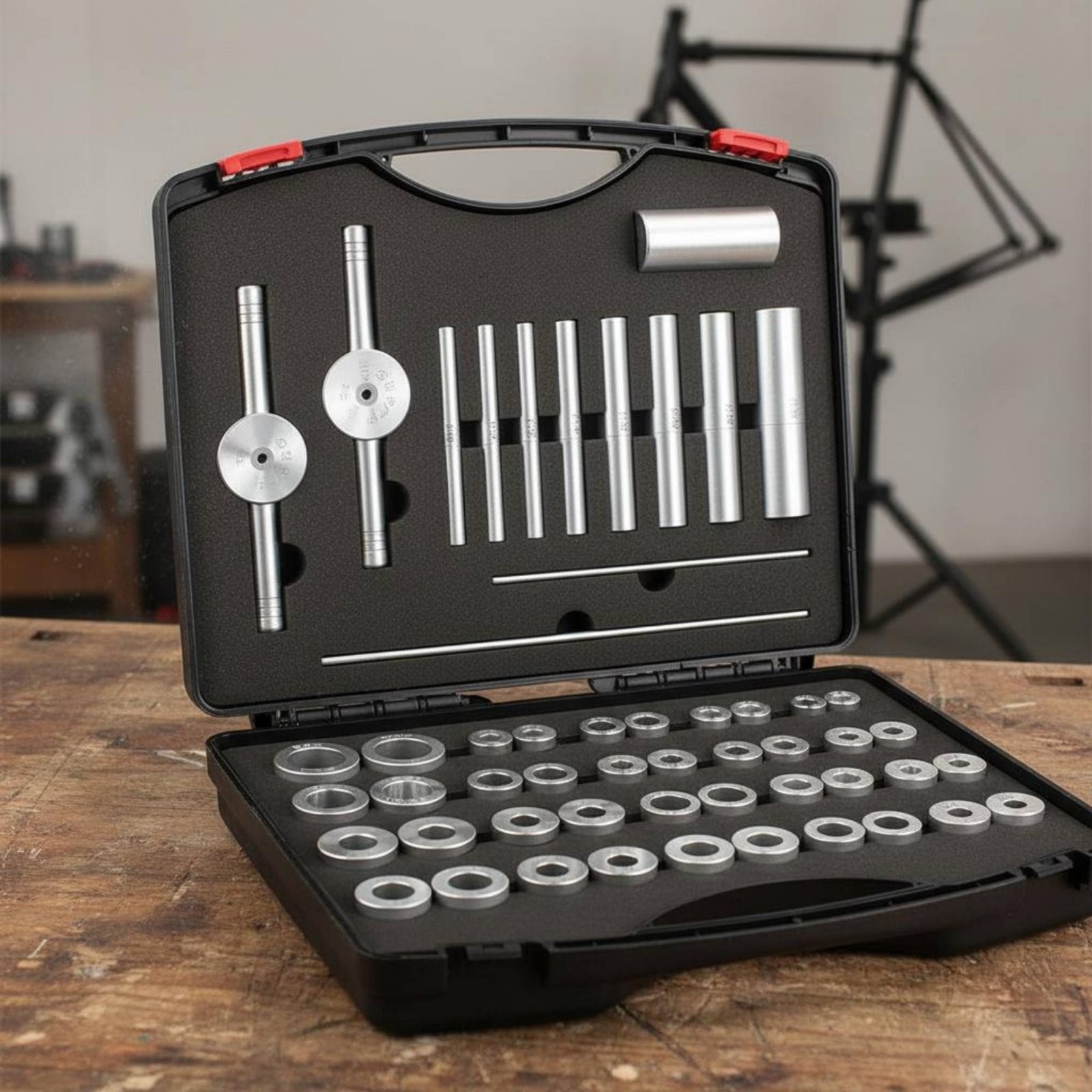 53 Pieces Bottom Bracket Press Set Broad Compatibility Hub Bearing Installer