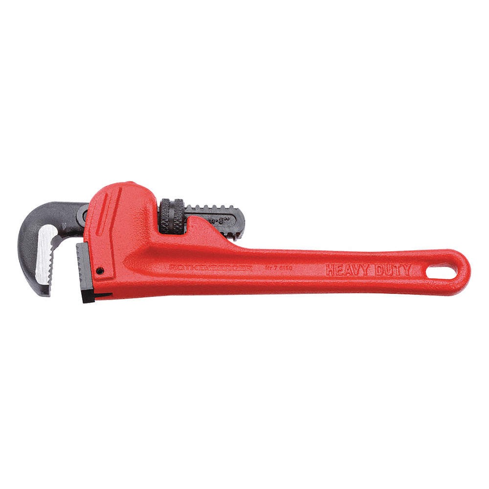 ROTHENBERGER 70150 Pipe Wrench,0.4 kg Weight 60EG05