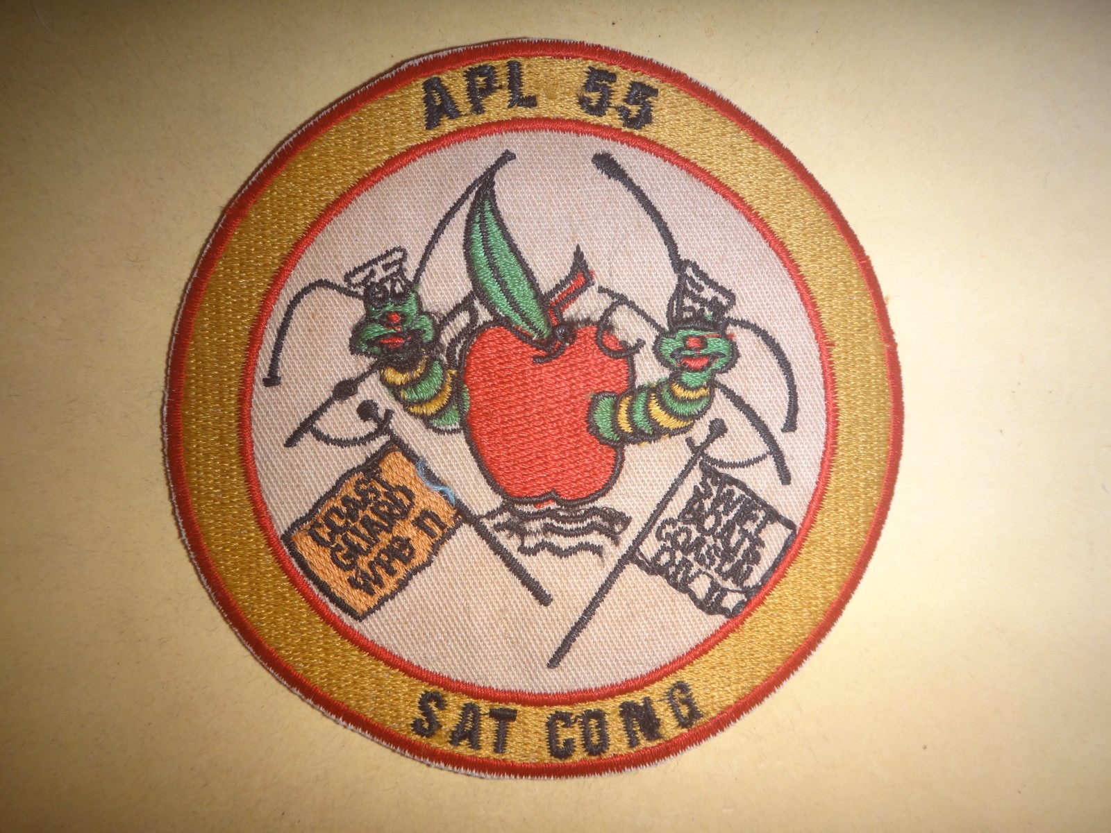 US Coast Guard WPB-11 APL-55 "SAT CONG" (Kill Communists) Vietnam War Patch