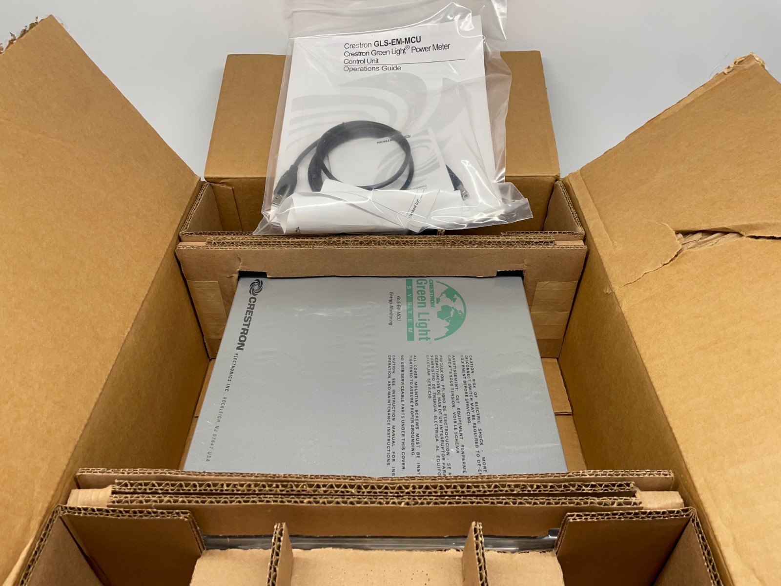 Crestron 6505227 GLS-EM-MCU Green Light Power Meter Control Unit