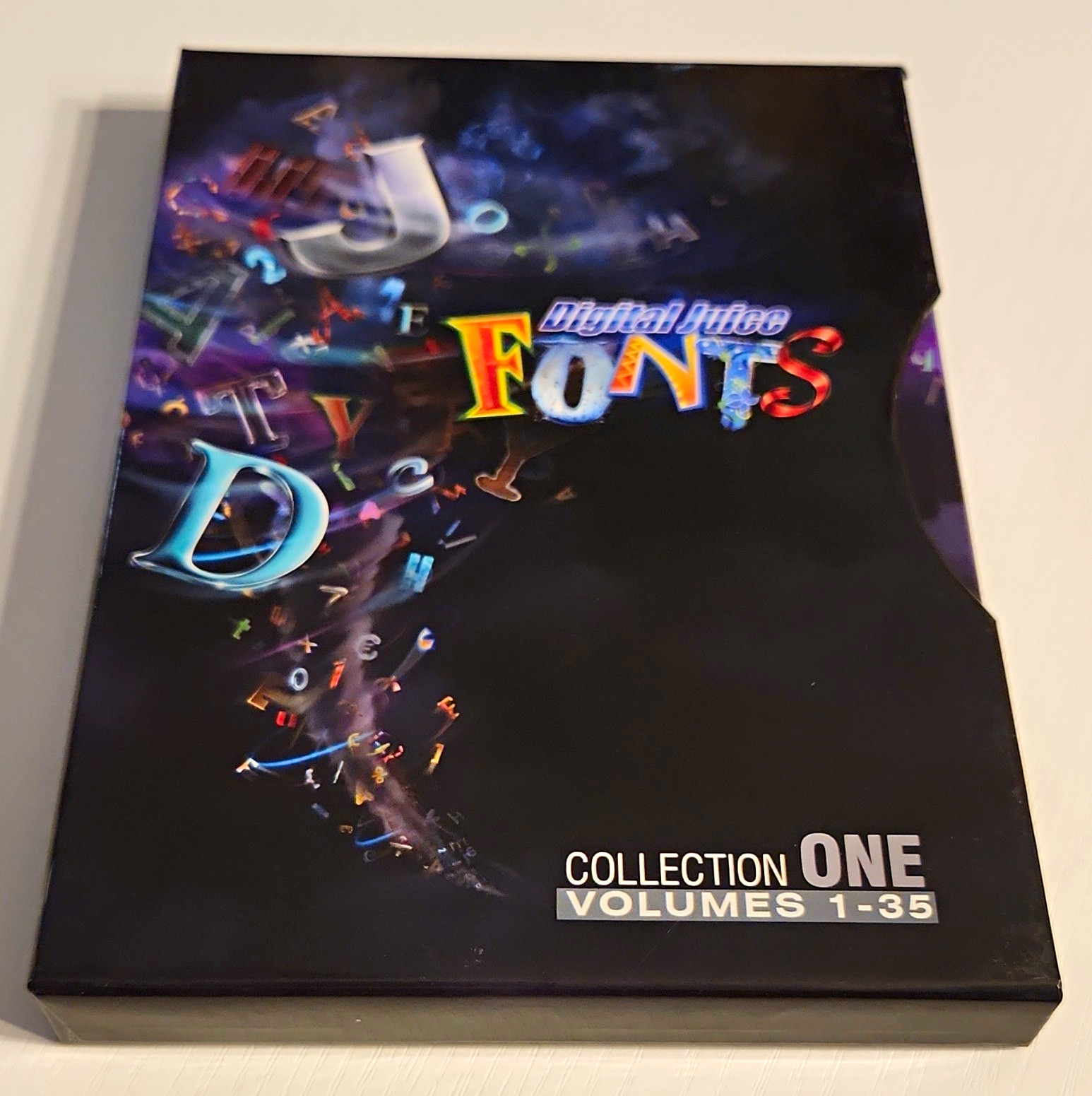Digital Juice Fonts Collection One Vol 1-35 2-Disc CD Install Set
