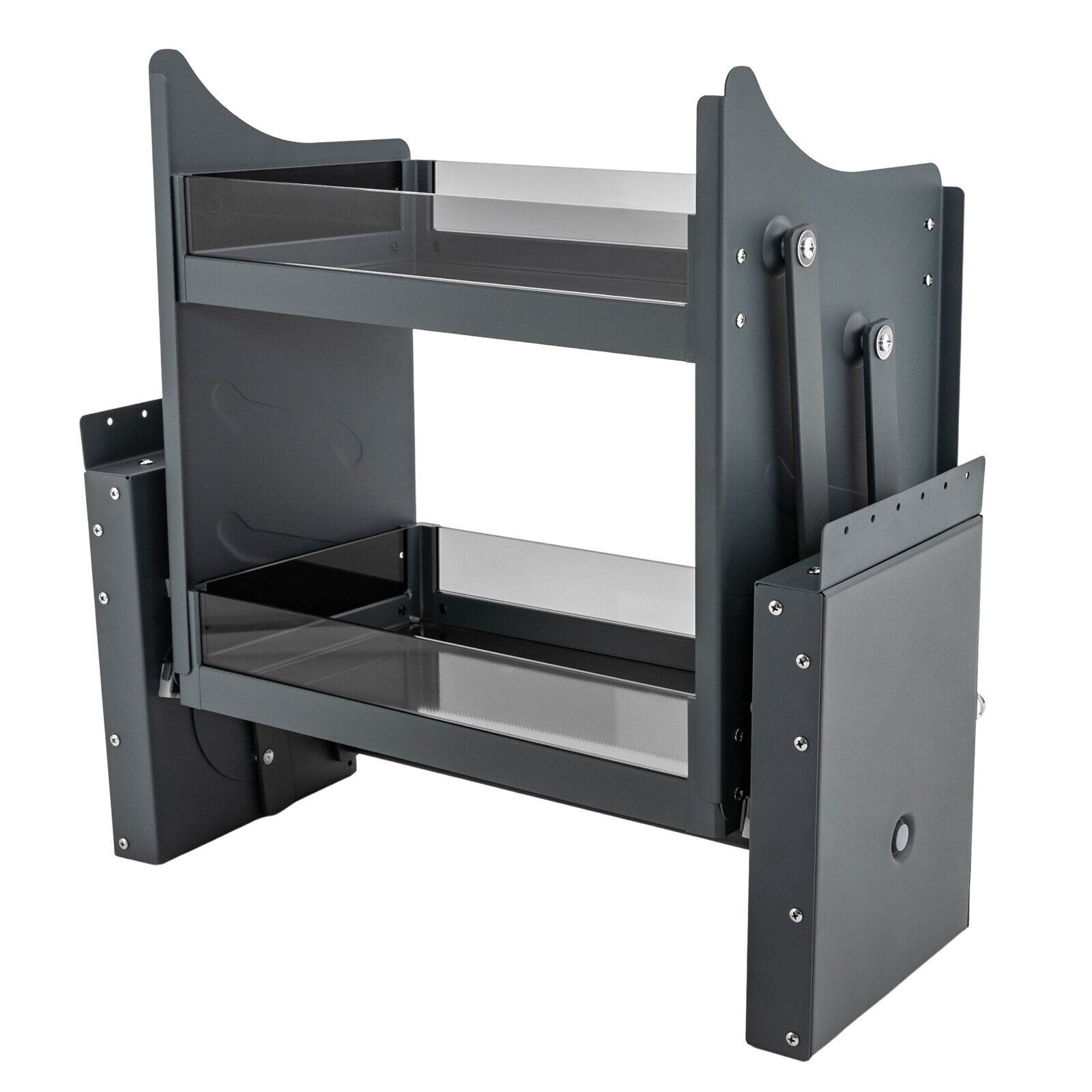Pull-Out Cabinet Shelf Drop Down Shelf Pull-Down Lift for Kitchen Cabinet 2-tier