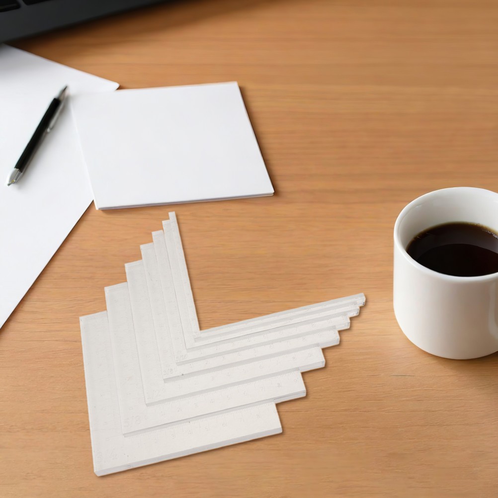 7pcs Card Making Alignment Guides: Layering & Matting Spacers Card Corners