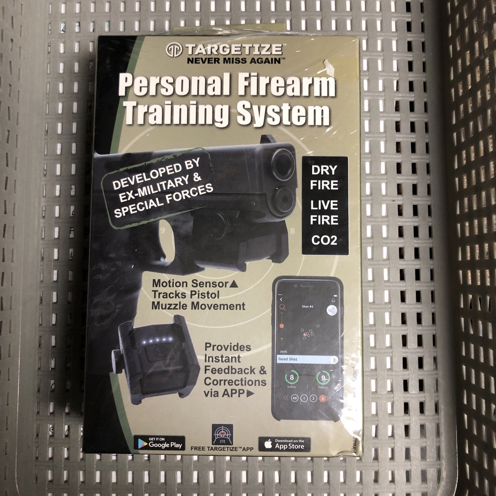 Targetize Personal Firearm Training System Live/Dry Fire CO2, 36264 761903362649