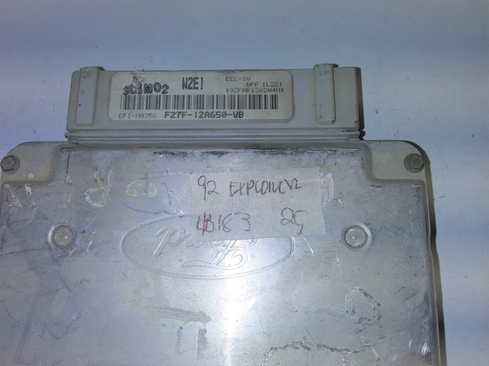F27F-12A650-VB Ford Explorer 1992 ecm ecu computer