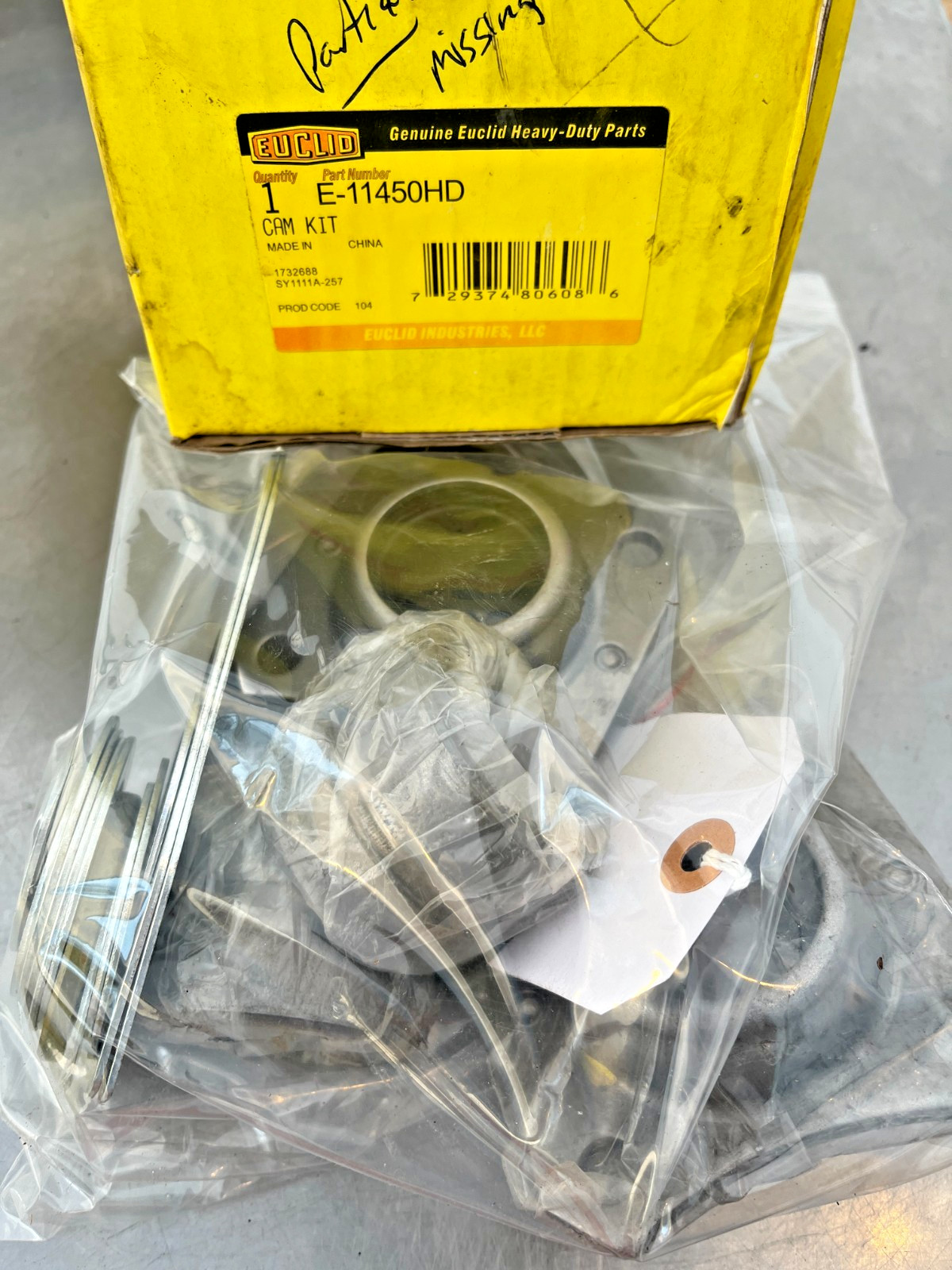 E-11450HD GENUINE Euclid **PARTIAL** CAMSHAFT KIT E- 11450 , E11450