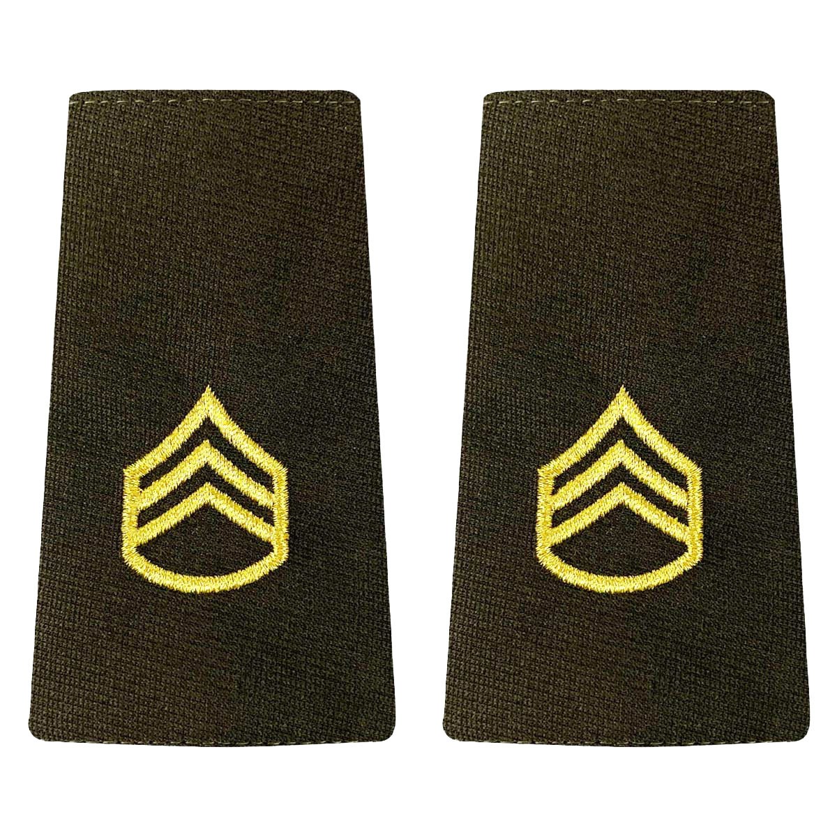 AGSU Staff Sergeant Male Enlisted Shoulder Mark Epaulet-Veteran Owned Business