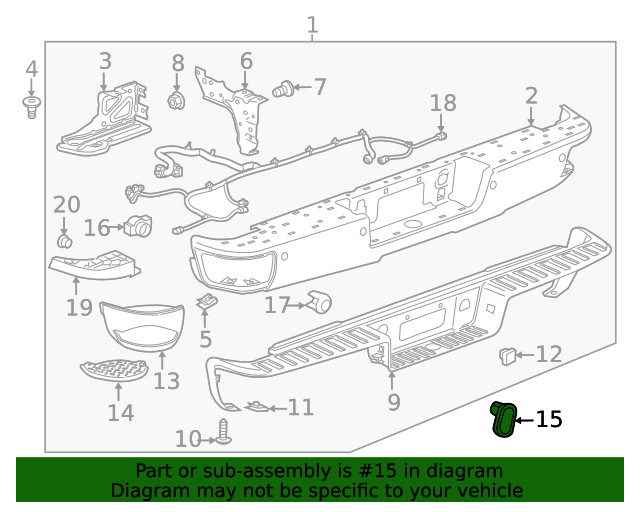 Genuine GM Trailer Wiring Receptacle Cap 23173340