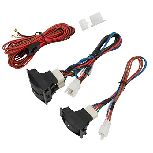 5pcs Universal Car Power Electric Window Switch Regulator Kits with Wiring