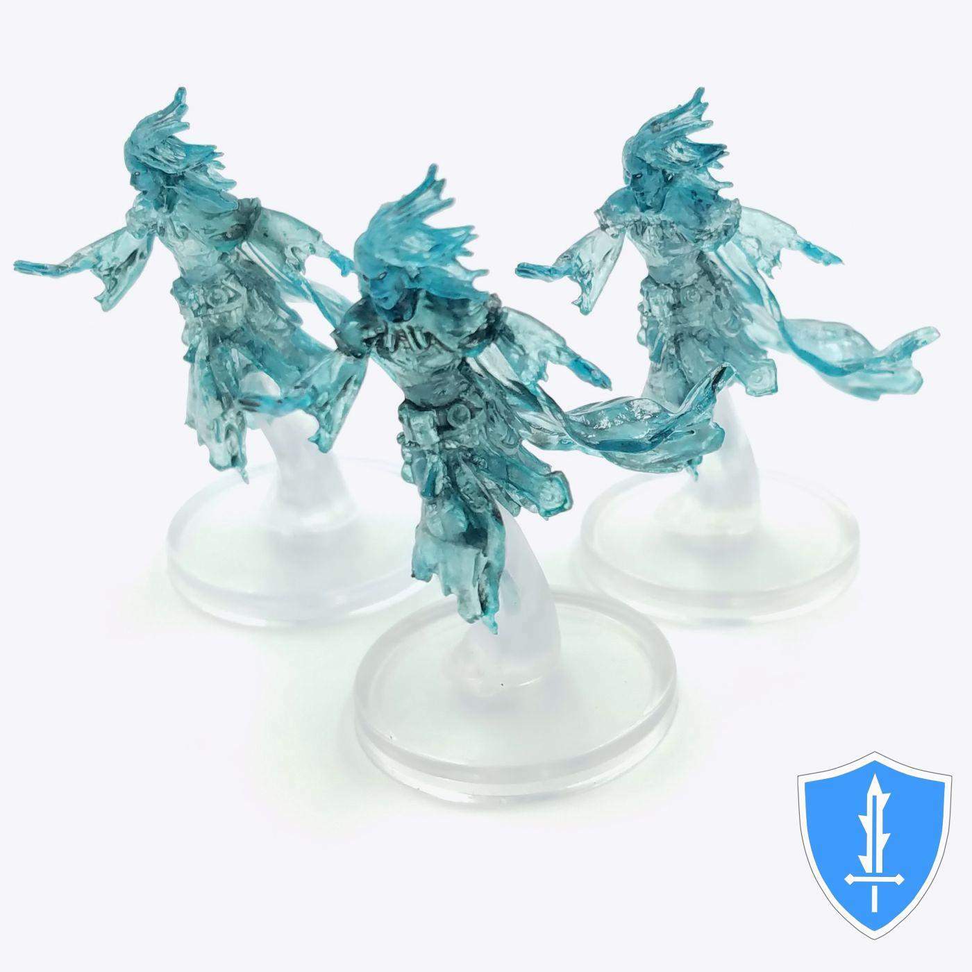 Ghost x3 - Boneyard #18 D&D Icons of Realms Miniature